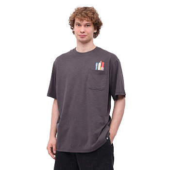 AHSW169-3 Футболка Badfive Culture черный